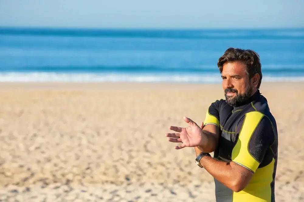 Protect beard from sun and salt water
