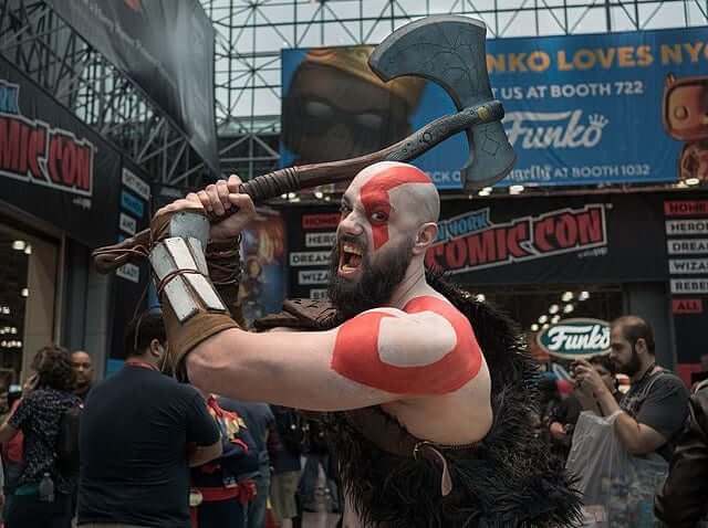 God of War Kratos Beard