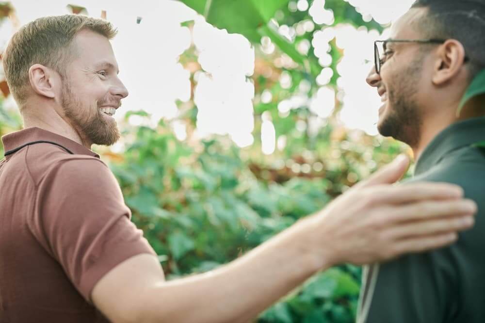 Bearded Men's Unspoken Bond