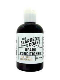 4oz bottle of Tea Tree + Grapefruit beard conditioner by The Bearded Coast