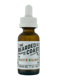 Pacific Holiday Beard Oil - Balsam Fir, Citrus, Vanilla - Bearded Coast Grooming Co.