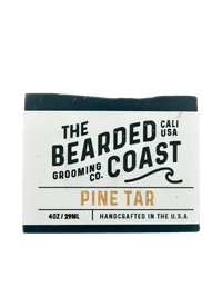 Pine Tar Natural Beard and Body Wash Bar made by Bearded Coast