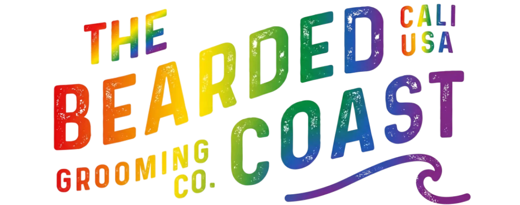 Bearded Coast Rainbow Pride Logo