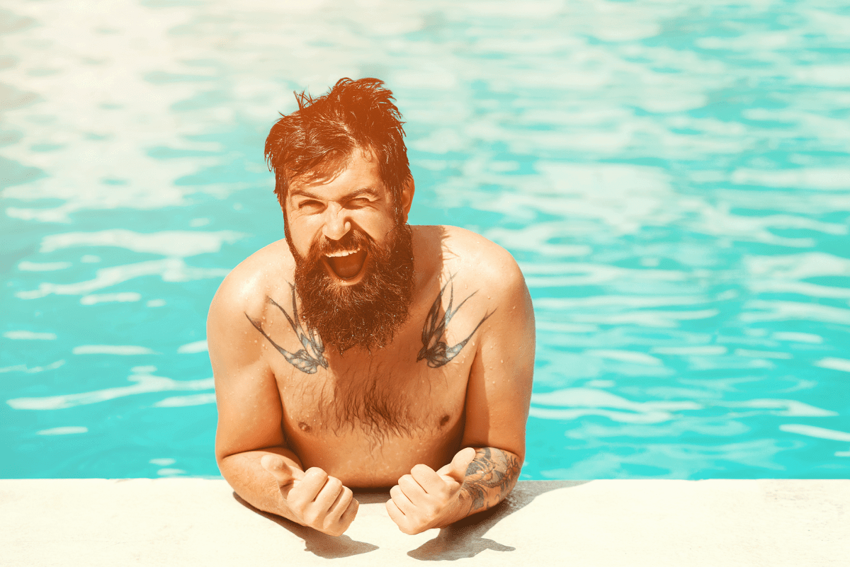 Swimming & Your Beard: Tips to Protect Your Beard - Bearded Coast Grooming Co.