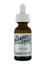 Rip Tide Beard Oil - Peppermint, Eucalyptus, Vanilla, Sandalwood - Bearded Coast Grooming Co.