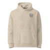 Radical Left Scum Club all gender organic hoodie in beige with kangaroo pocket.