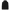 Back view of plain black hoodie with no visible text, logo, or design elements.